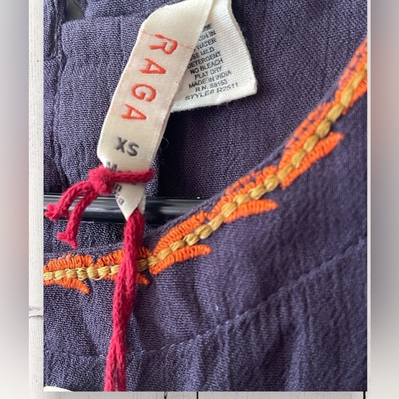 Anthropologie Raga Womens Floral Embroidered Sleeveless Blouse Top Size XS NWT - Picture 4 of 6